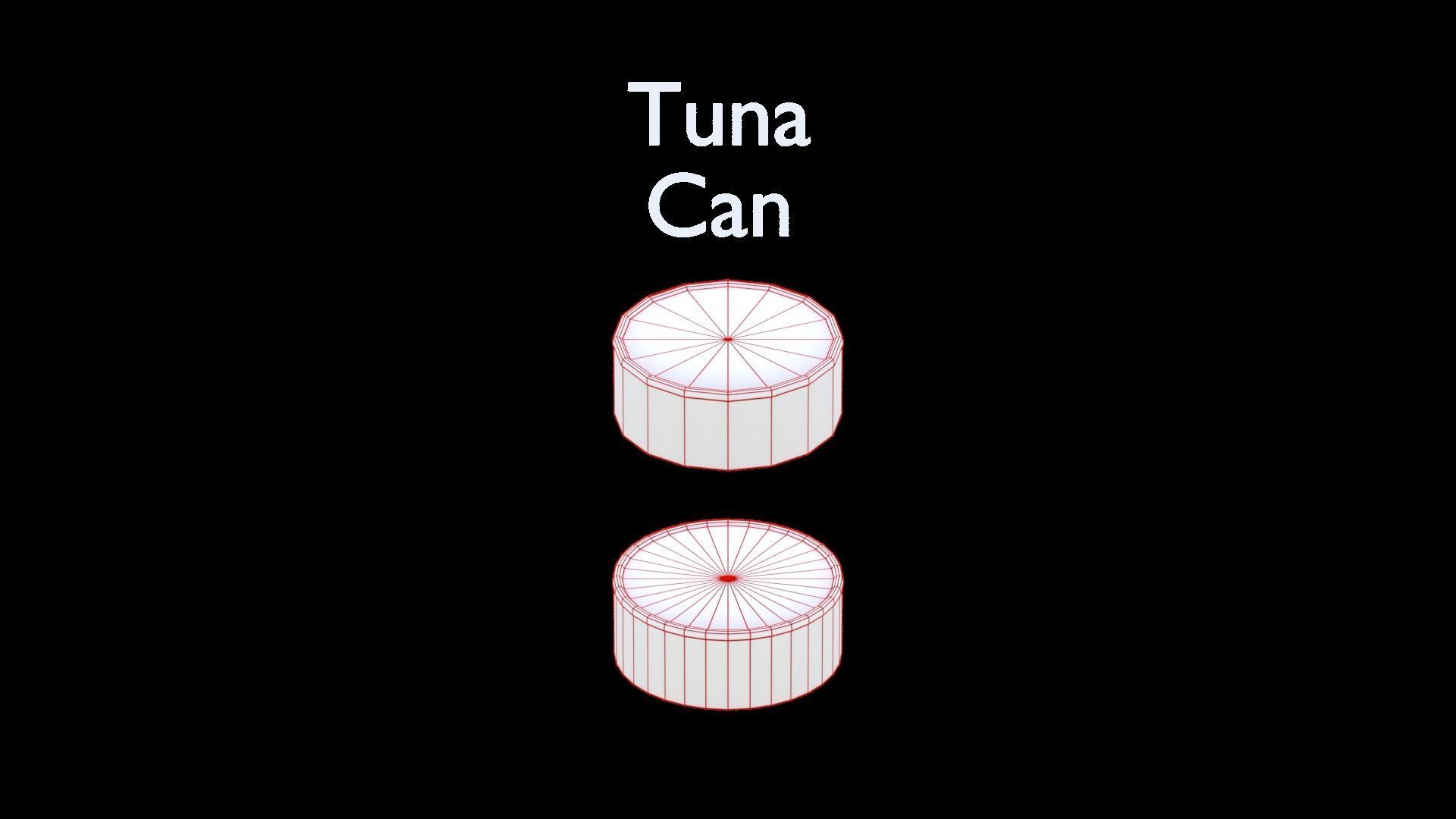 Food Can Pack Low Poly Low-poly 3D model_11