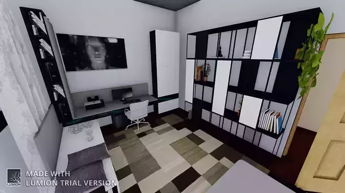 3D apartment interior 