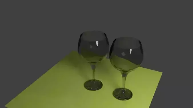 Empty Wine Glass
