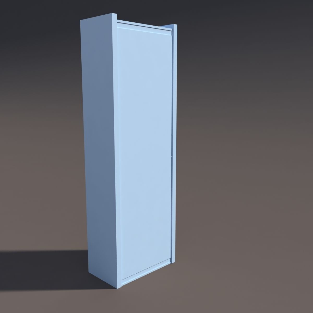Skyscraper 1 bathroom cabinet 3D model_3