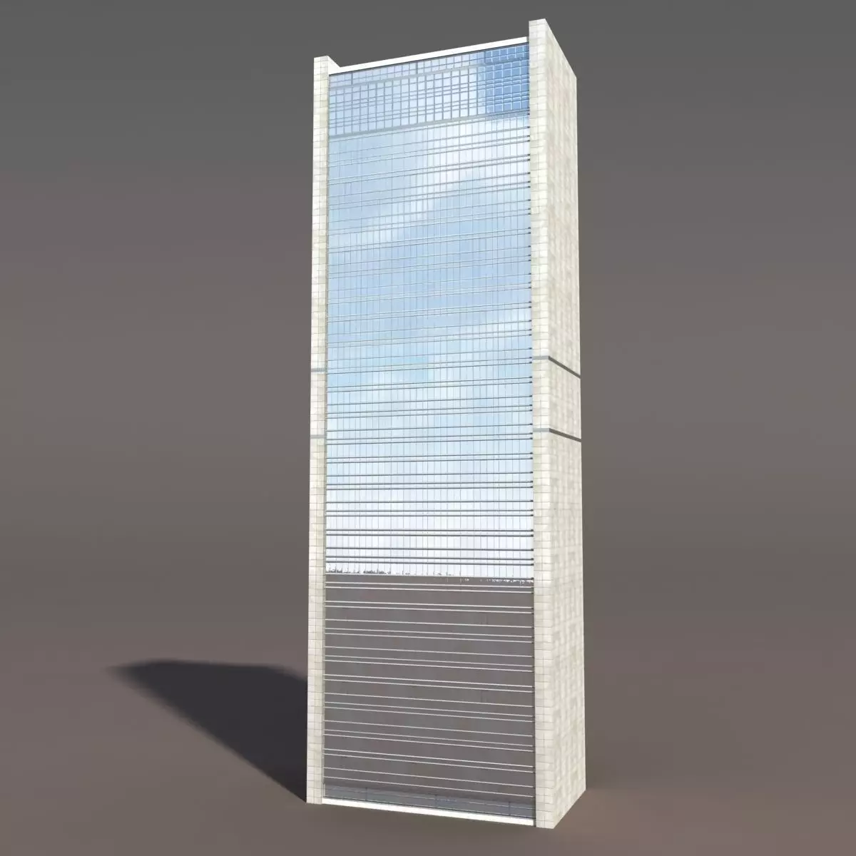 Skyscraper 1 bathroom cabinet 3D model_0