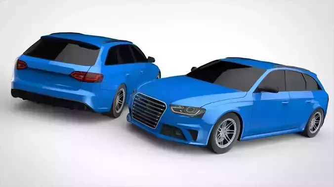 RS4 Wagon Lowpoly
