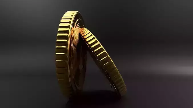 3d bitcoin digital crypto currency coin