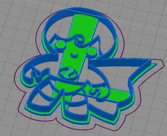 Mini Super Heros Superman Cookie Cutter 3D print model_1