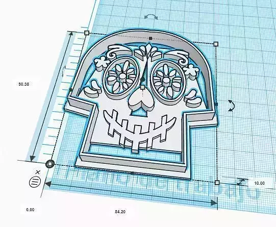 Coco Movie Skull Cookie Cutter
