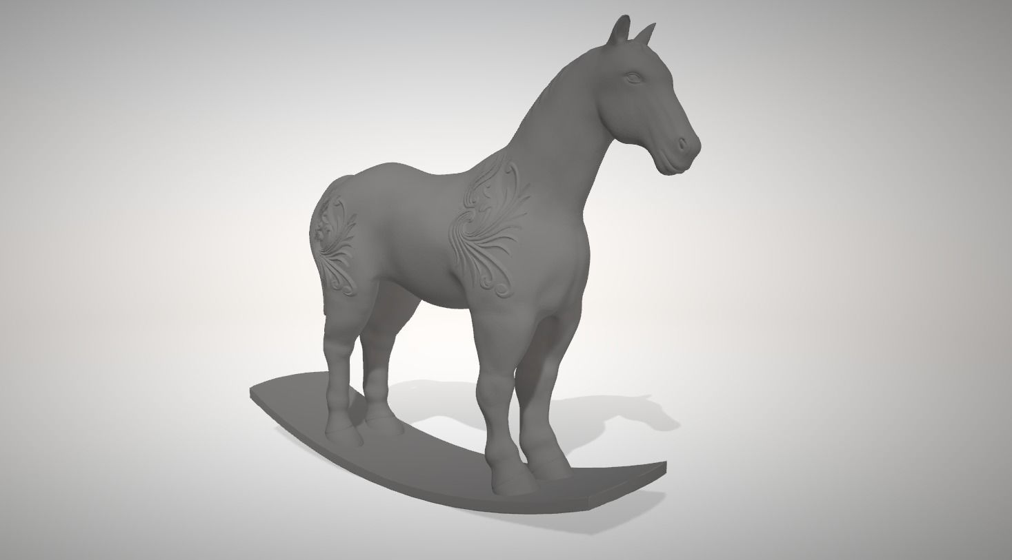 Wooden Horse 3D print model_13