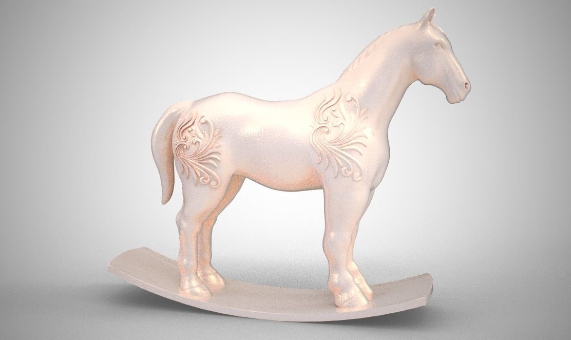 Wooden Horse 3D print model_4