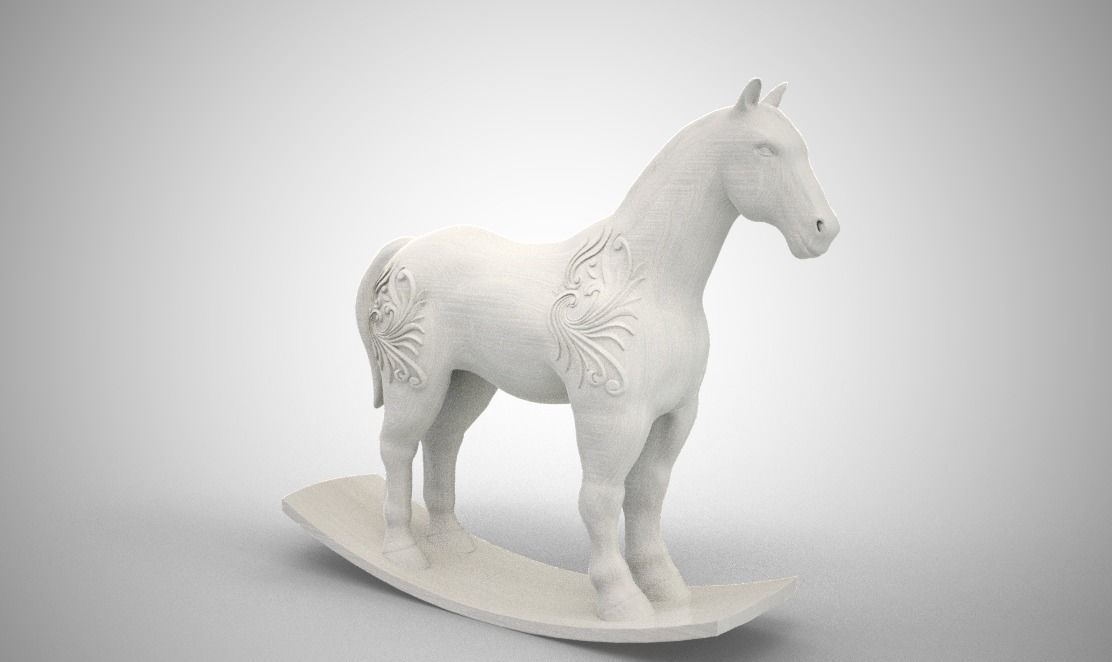 Wooden Horse 3D print model_6