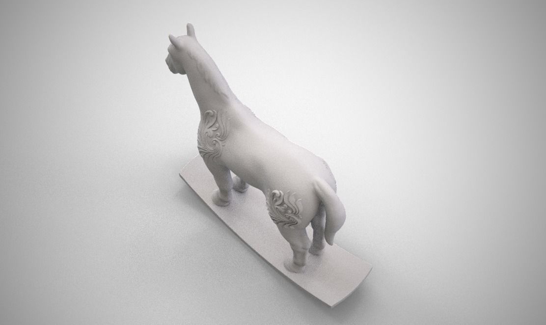 Wooden Horse 3D print model_8