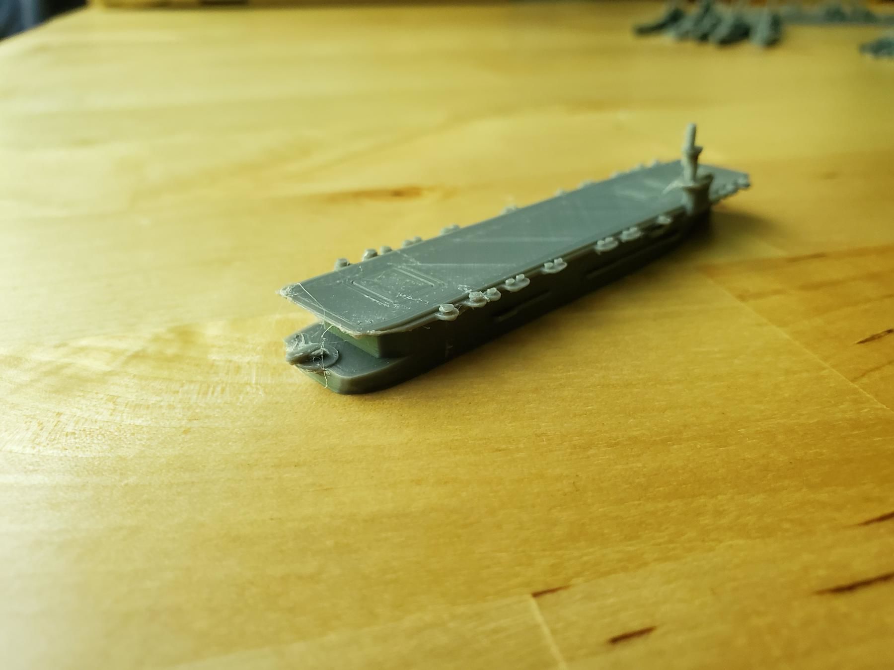 US Casablanca Class Aircraft Carrier 3D print model_7