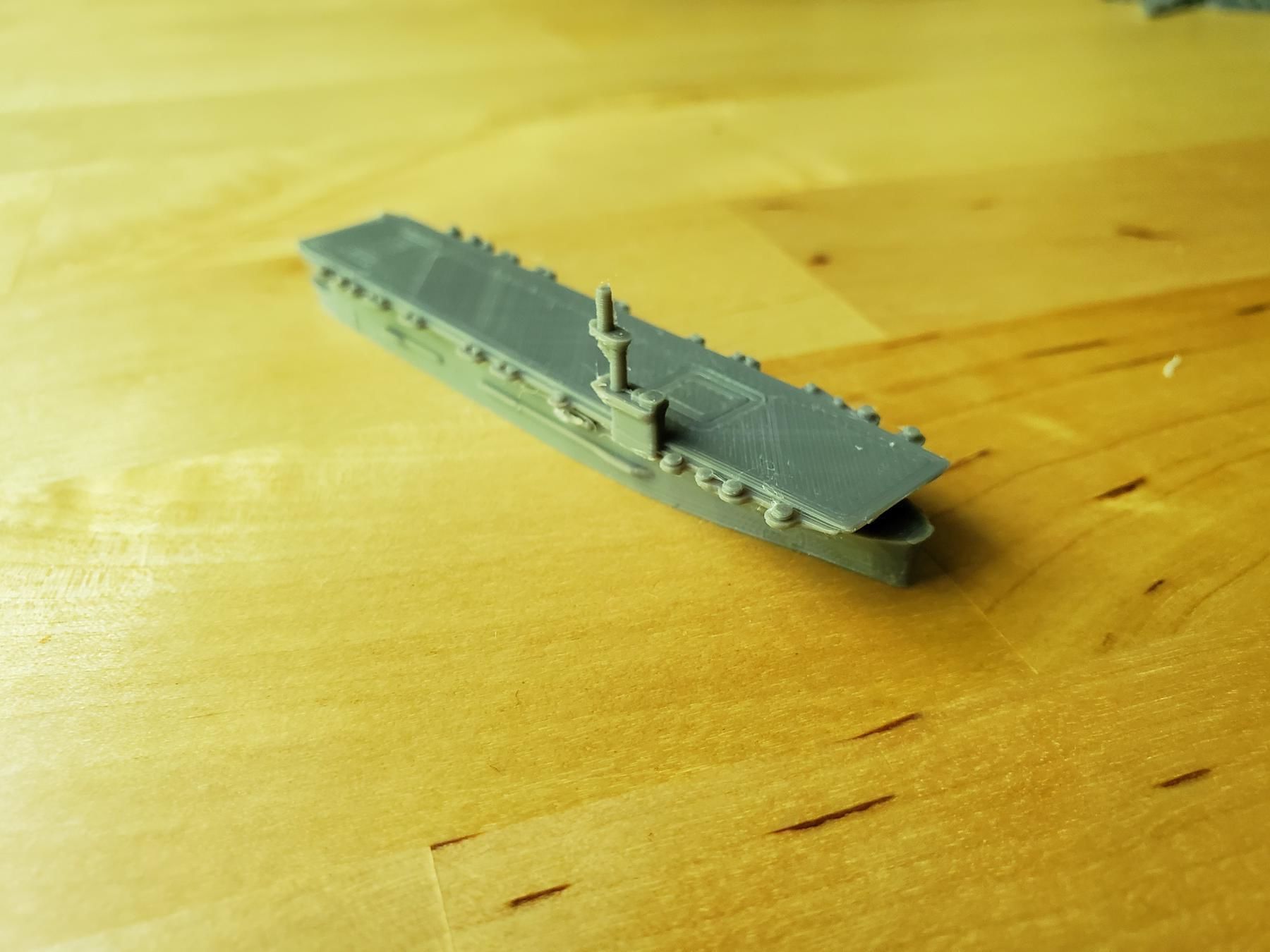 US Casablanca Class Aircraft Carrier 3D print model_4