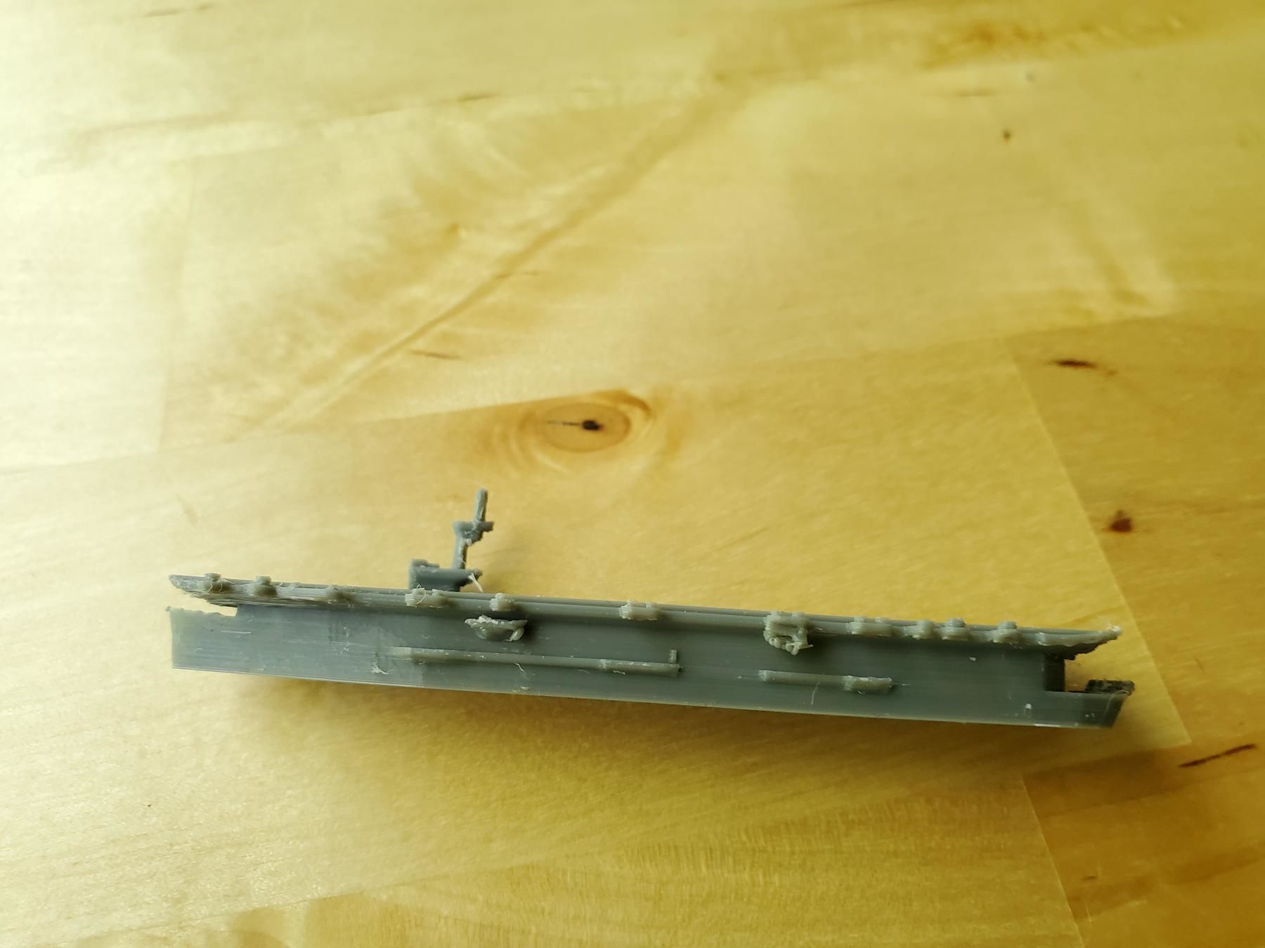 US Casablanca Class Aircraft Carrier 3D print model_9