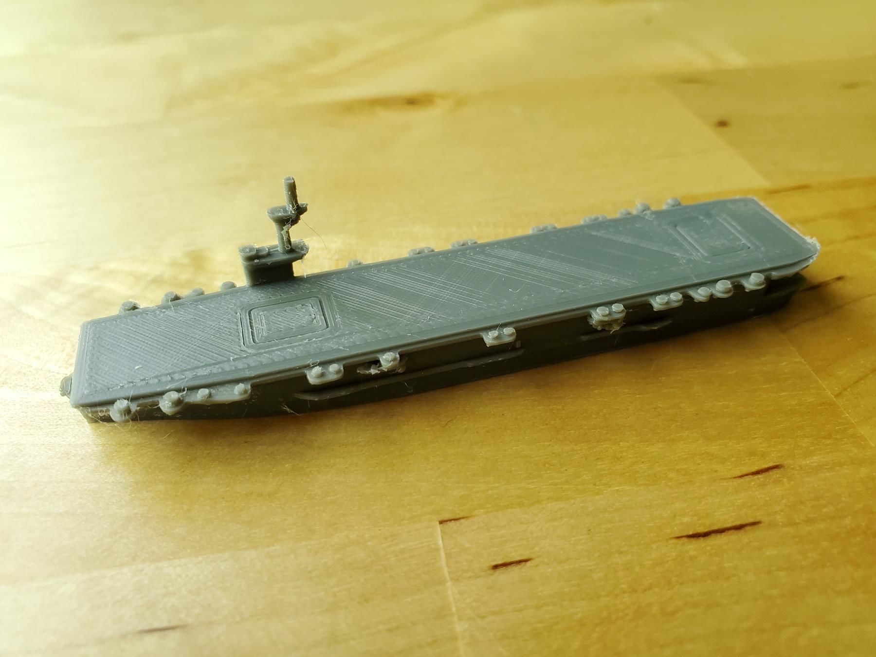 US Casablanca Class Aircraft Carrier 3D print model_3