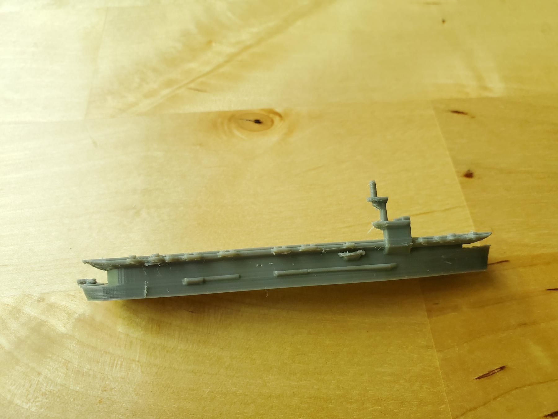 US Casablanca Class Aircraft Carrier 3D print model_10