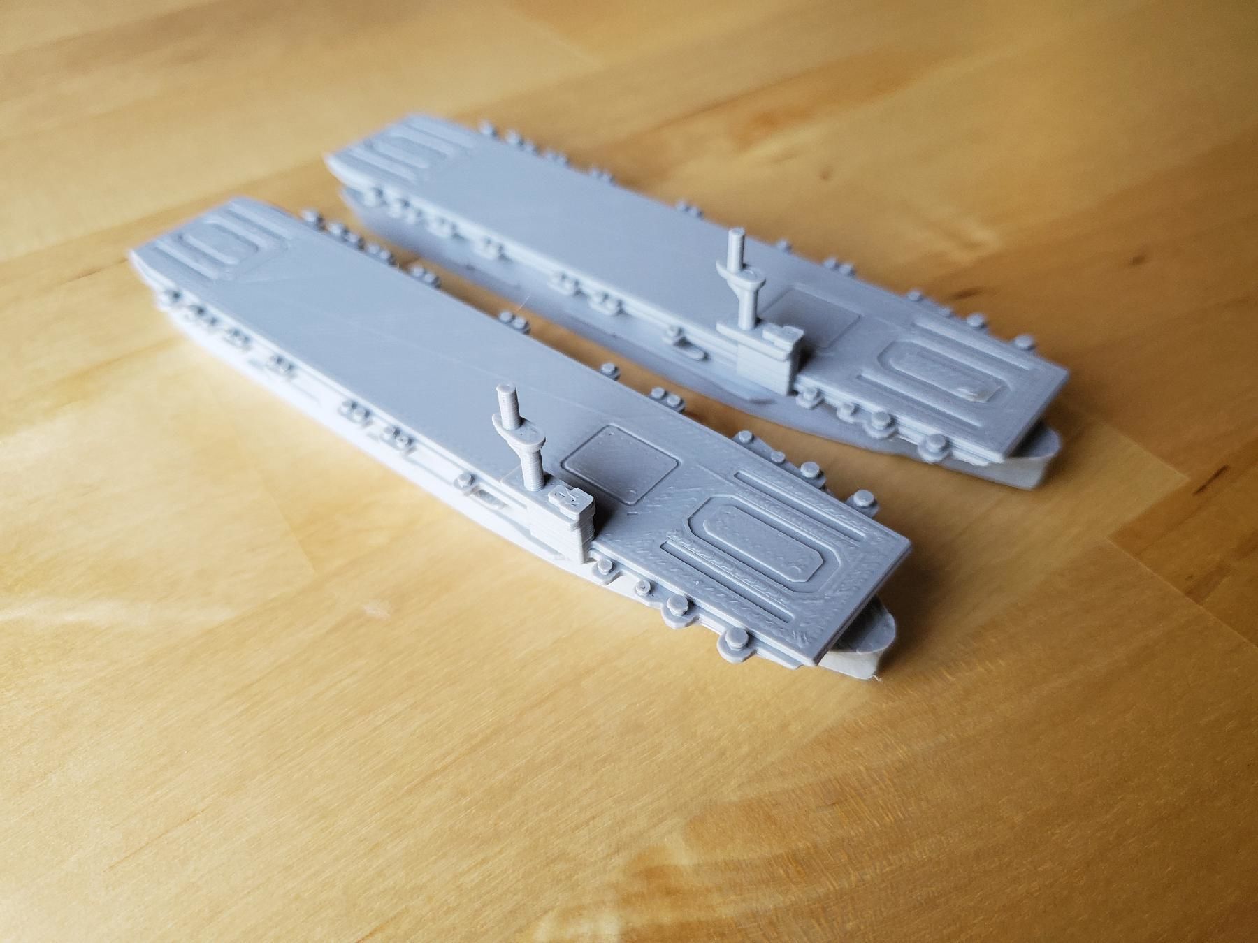 US Casablanca Class Aircraft Carrier 3D print model_14