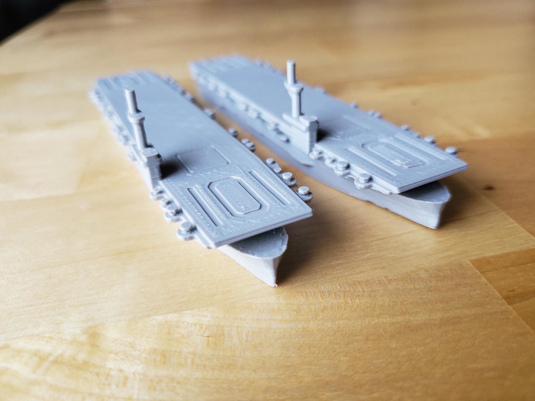 US Casablanca Class Aircraft Carrier 3D print model_12