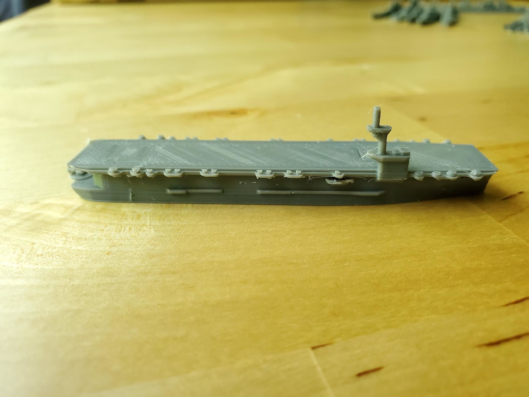 US Casablanca Class Aircraft Carrier 3D print model_6