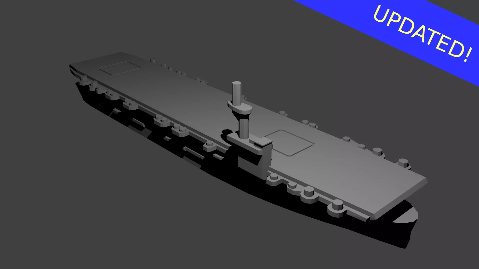 US Casablanca Class Aircraft Carrier 3D print model_0