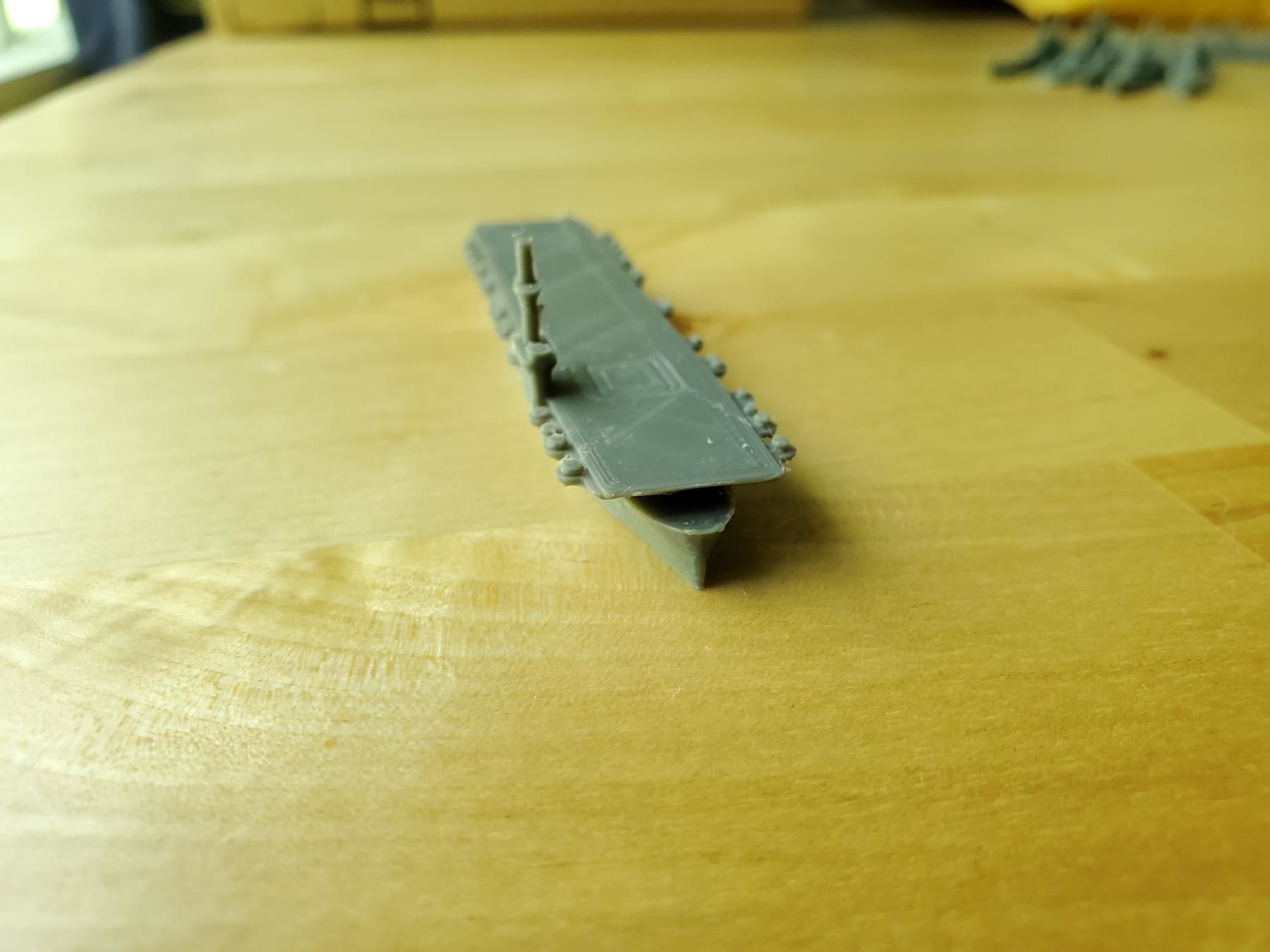 US Casablanca Class Aircraft Carrier 3D print model_8