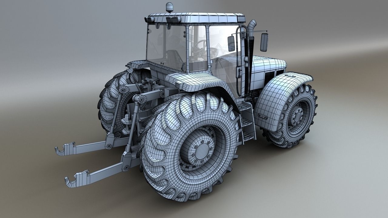 Tractor 3D model_6