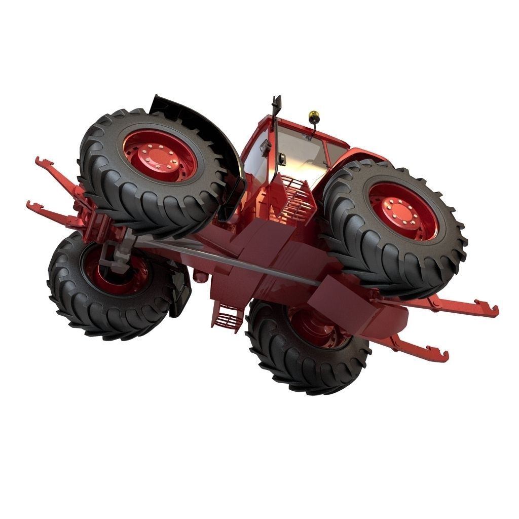 Tractor 3D model_1