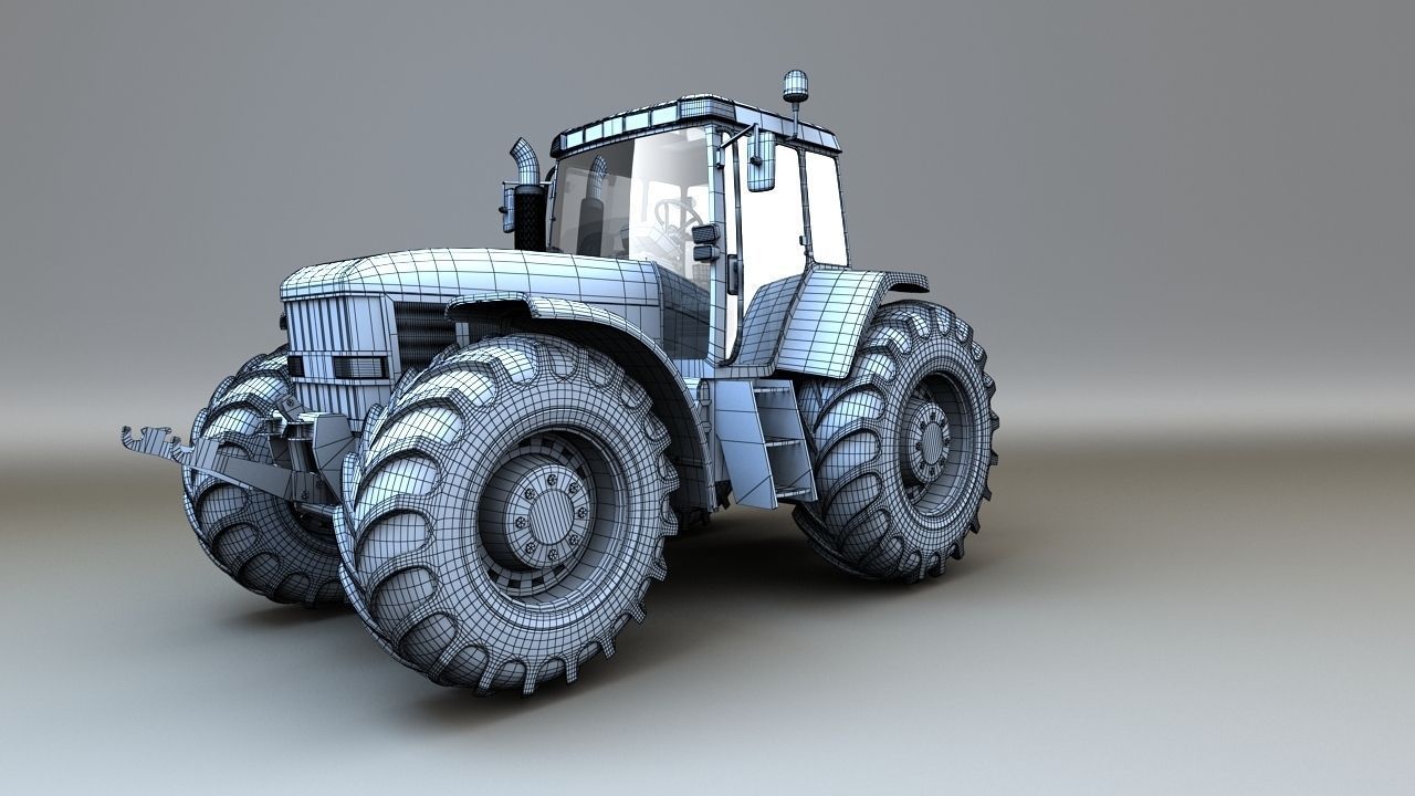 Tractor 3D model_9