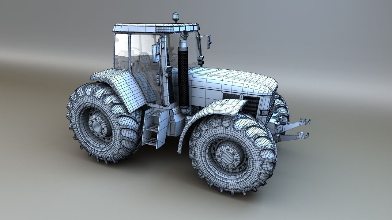Tractor 3D model_5