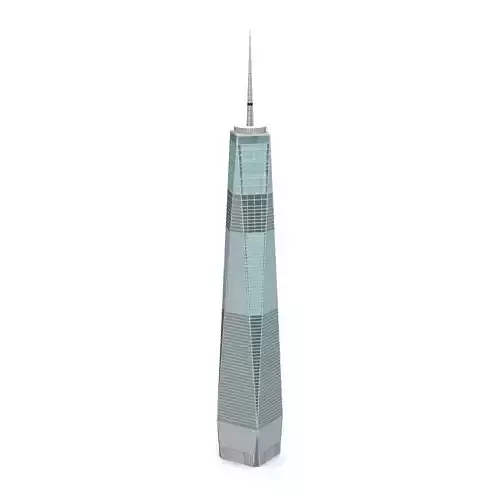 1 World Trade Center -- low poly