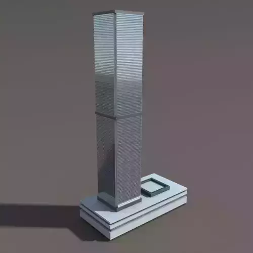 Skyscraper 3 toilet paper holder on table