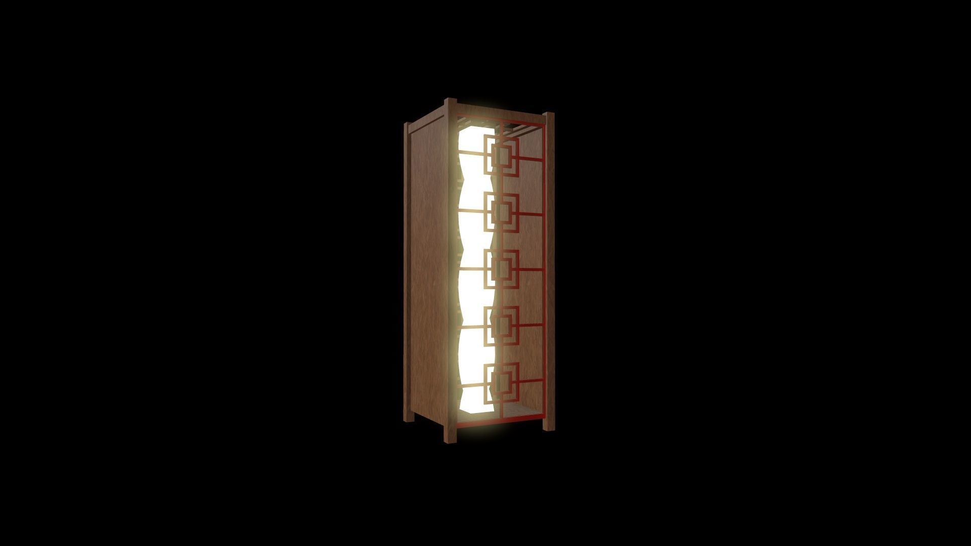 Architectural Lighting Box 05 3D model_2