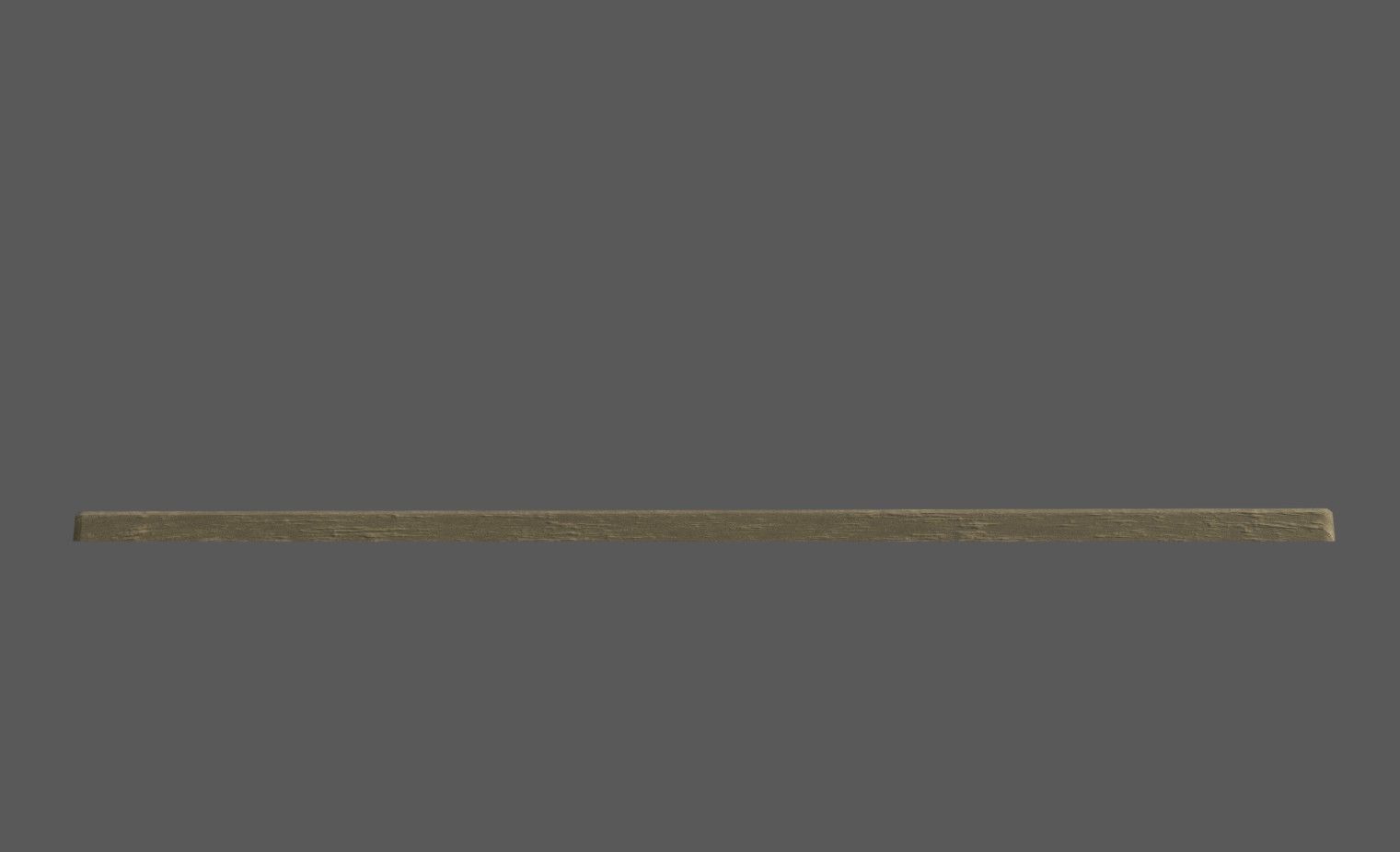 Chopping board Low-poly 3D model_4