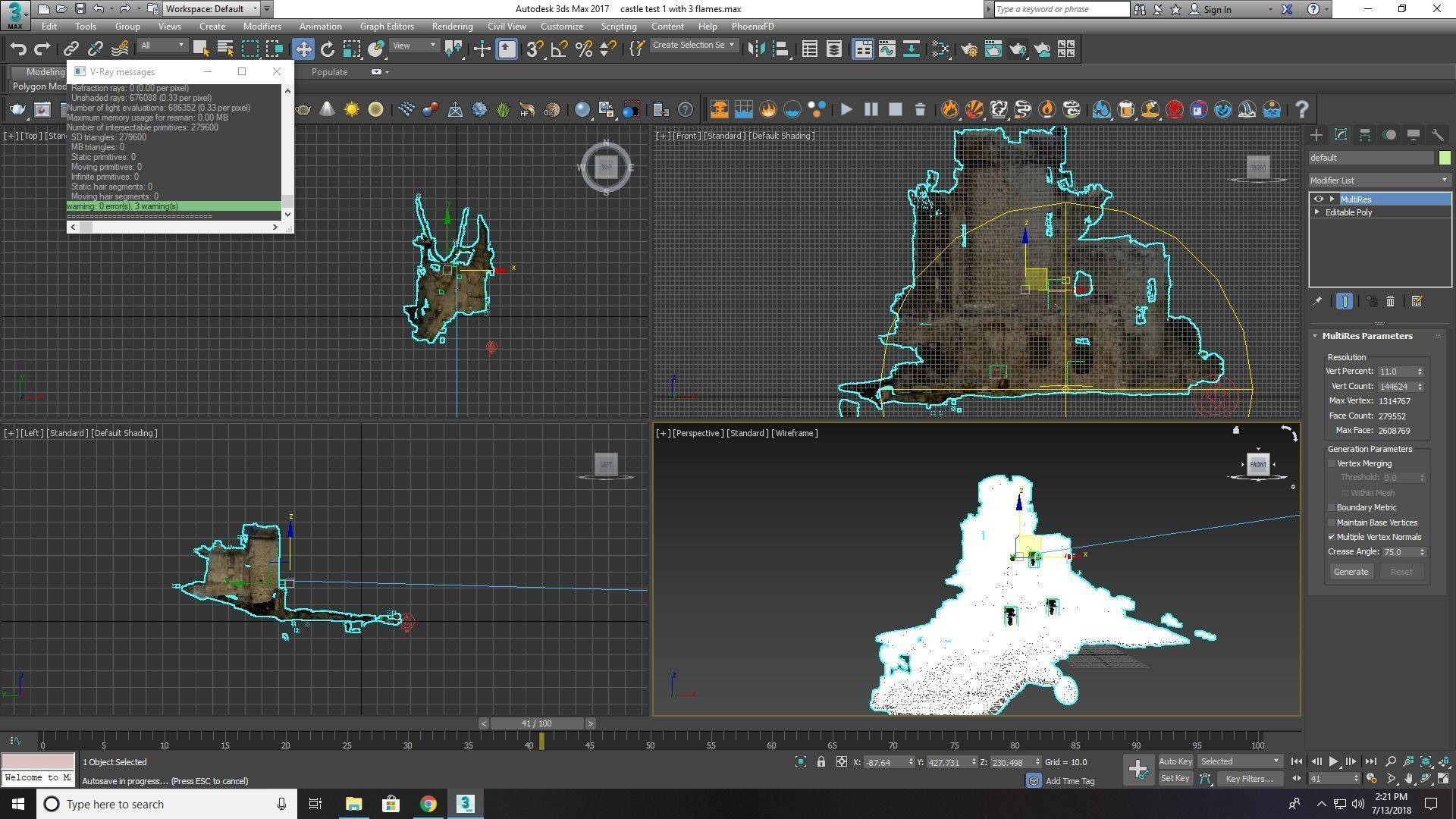 Realistic castle model in desert 3D model_15