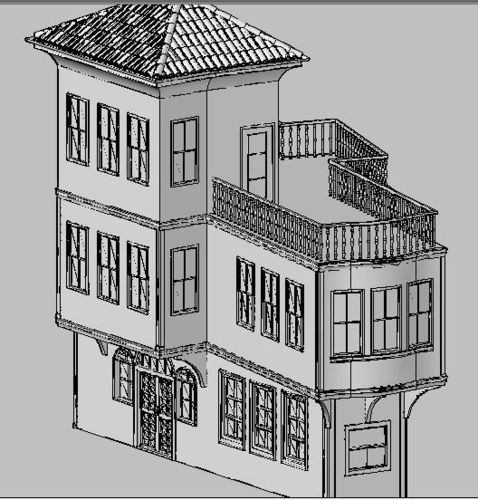 HOUSE 2 turkish Low-poly 3D model