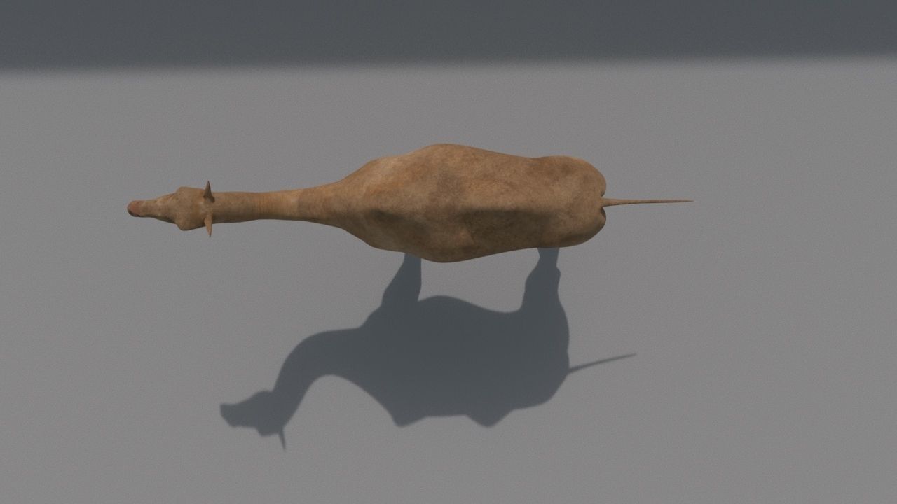 camel Low-poly 3D model_5