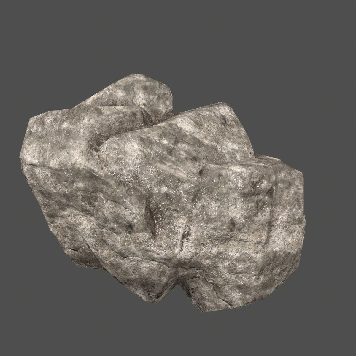rocks set rock Low-poly 3D model_22