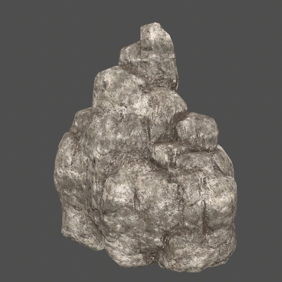 rocks set rock Low-poly 3D model_13