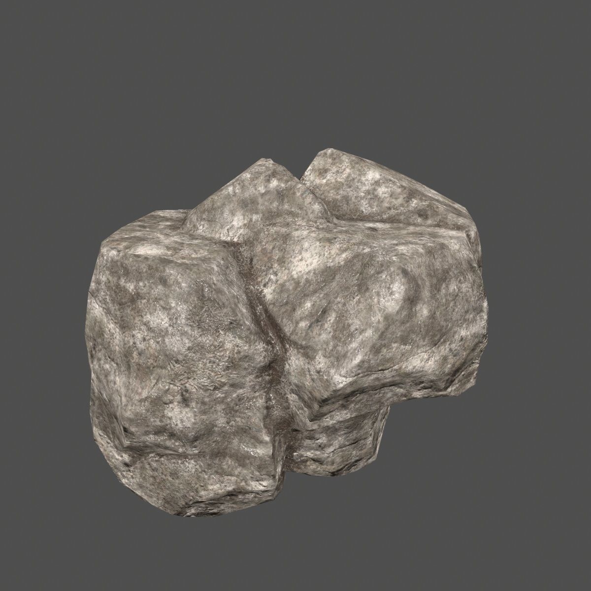 rocks set rock Low-poly 3D model_24
