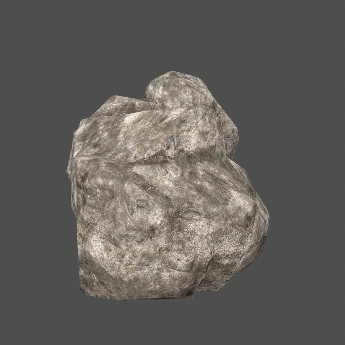 rocks set rock Low-poly 3D model_23