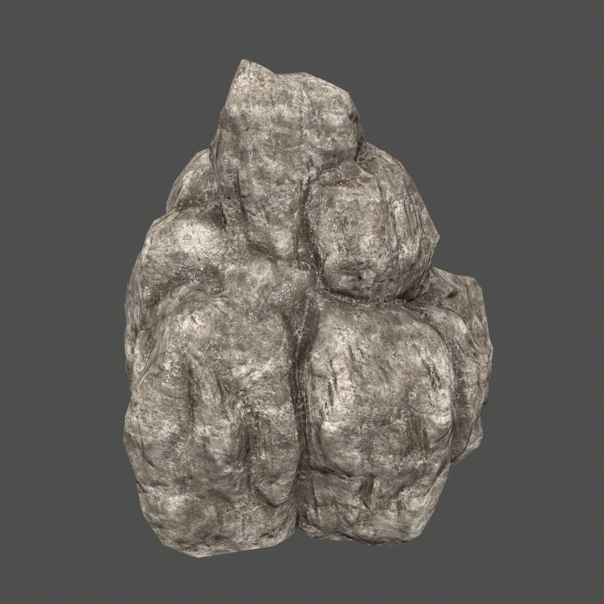 rocks set rock Low-poly 3D model_3