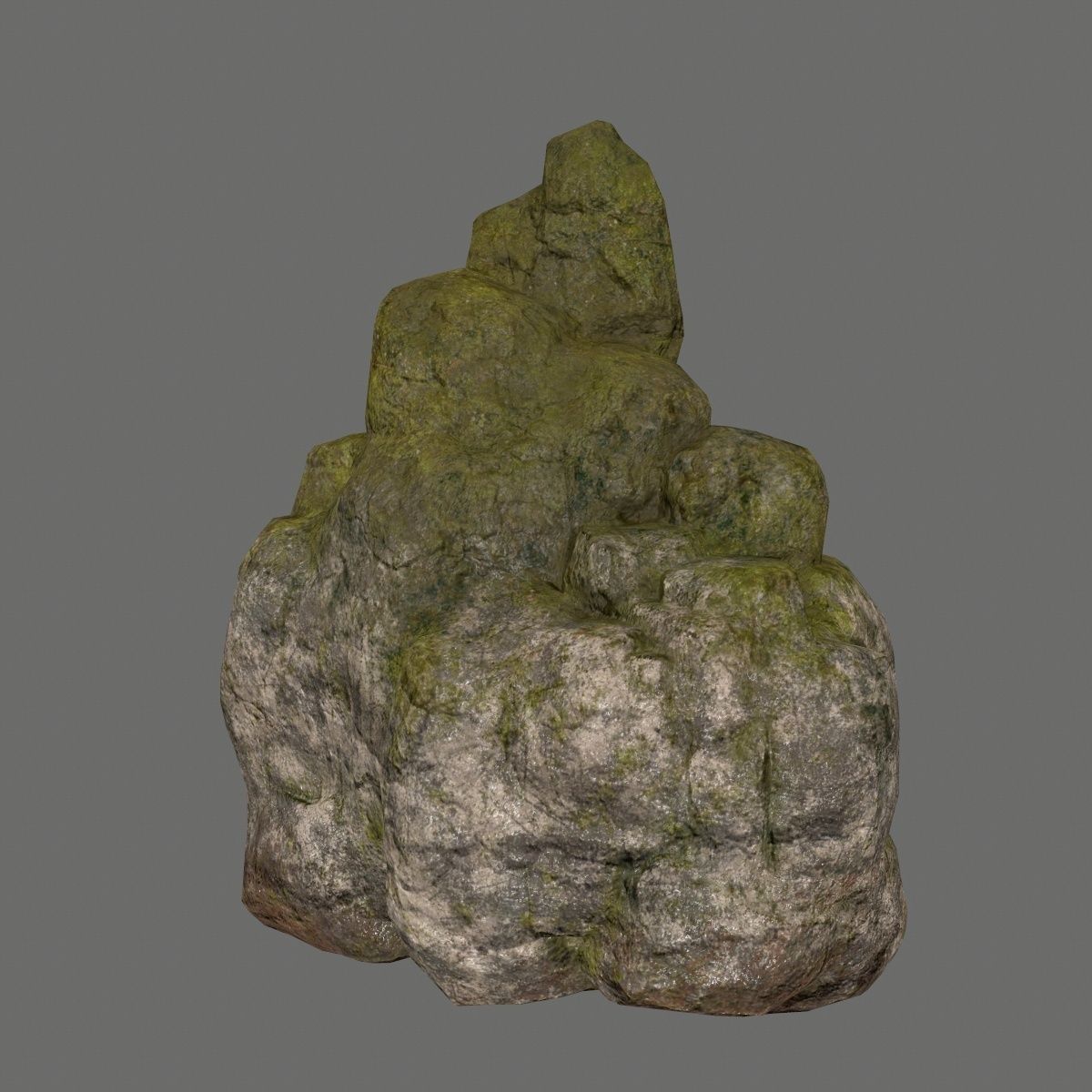 rocks rock arch Low-poly 3D model_15