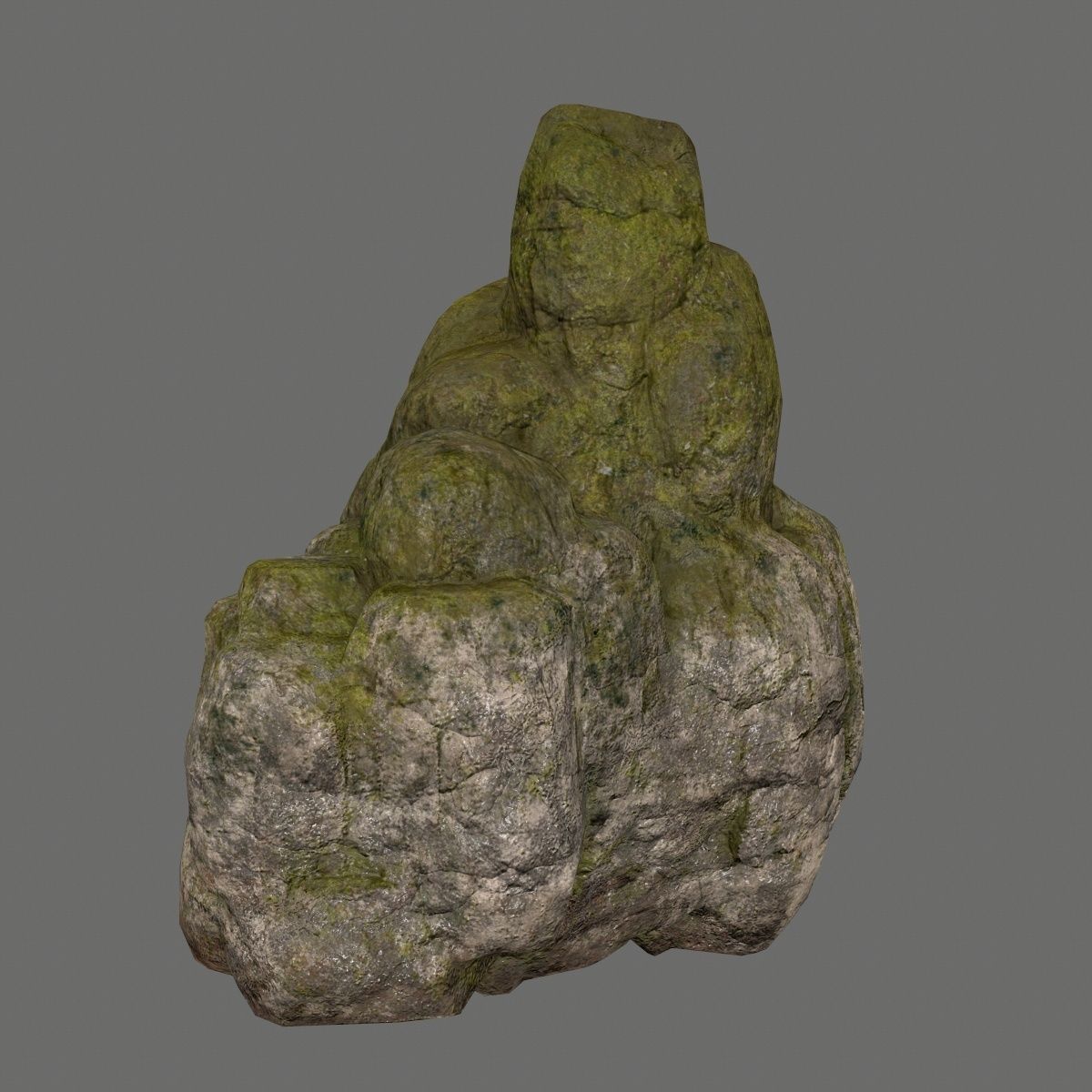 rocks rock arch Low-poly 3D model_14