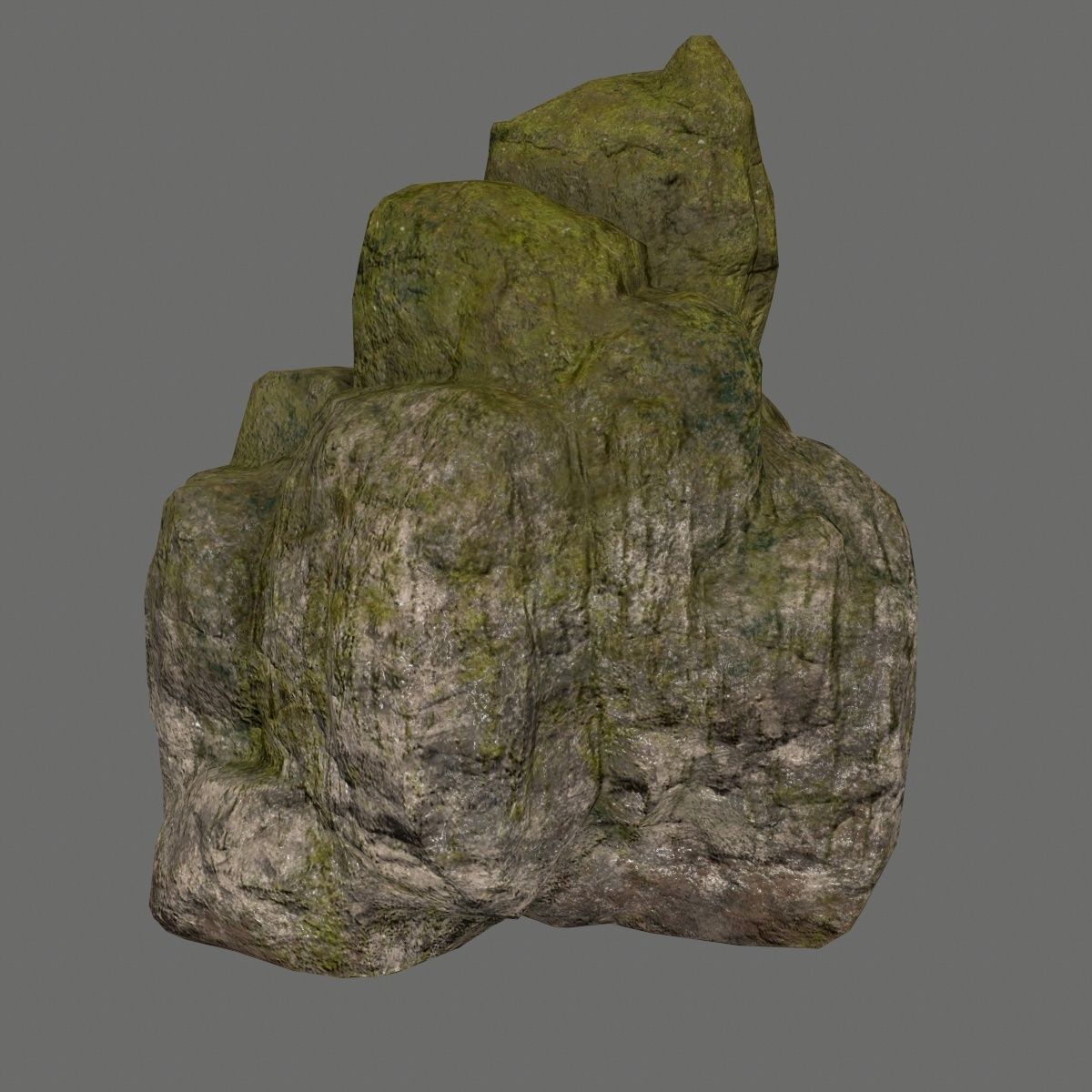 rocks rock arch Low-poly 3D model_1