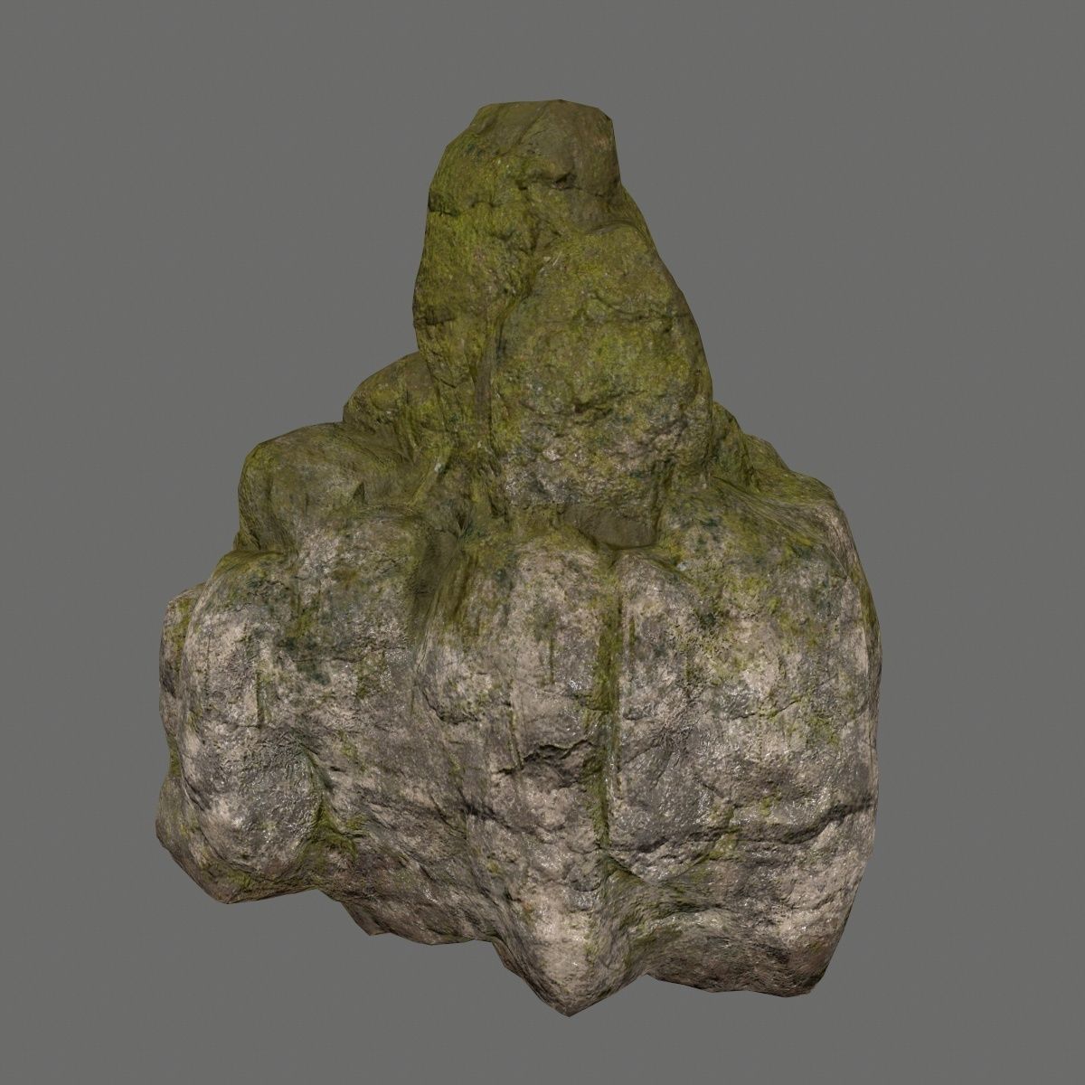rocks rock arch Low-poly 3D model_12