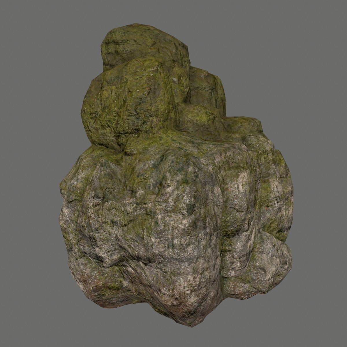 rocks rock arch Low-poly 3D model_5