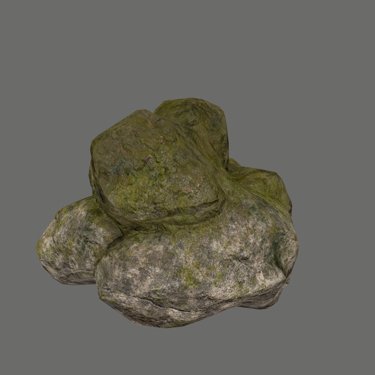 rocks rock arch Low-poly 3D model_19