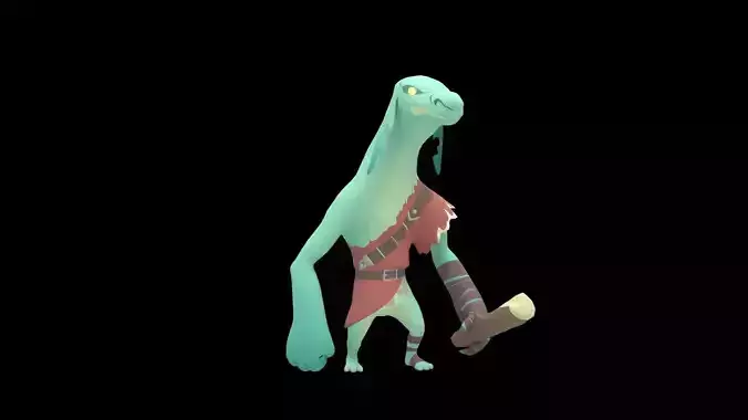 Asset - Character Troll - Models and Animation Low-poly 3D model