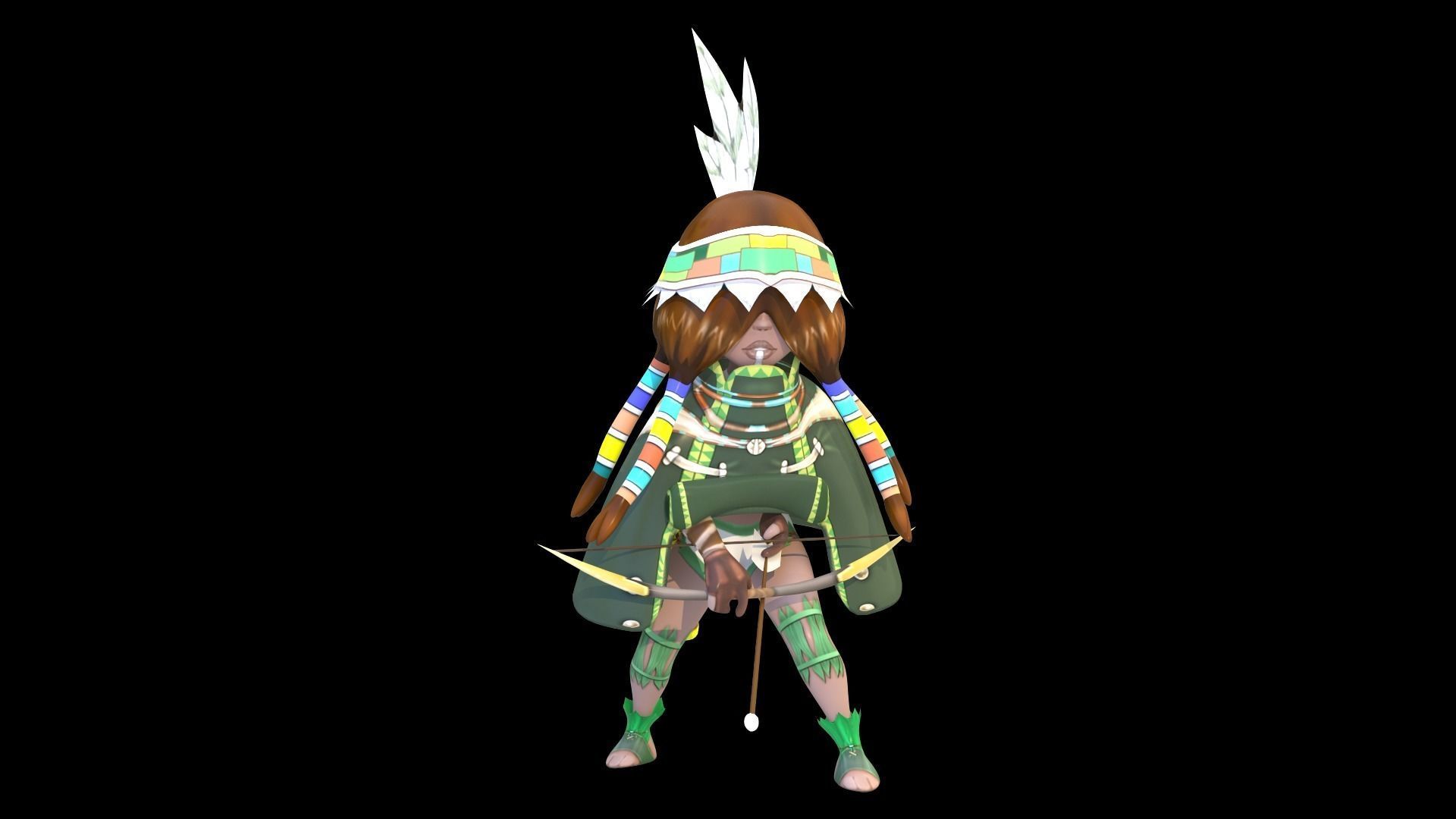 Asset - Character  - Models and Animation for games Low-poly 3D model_36