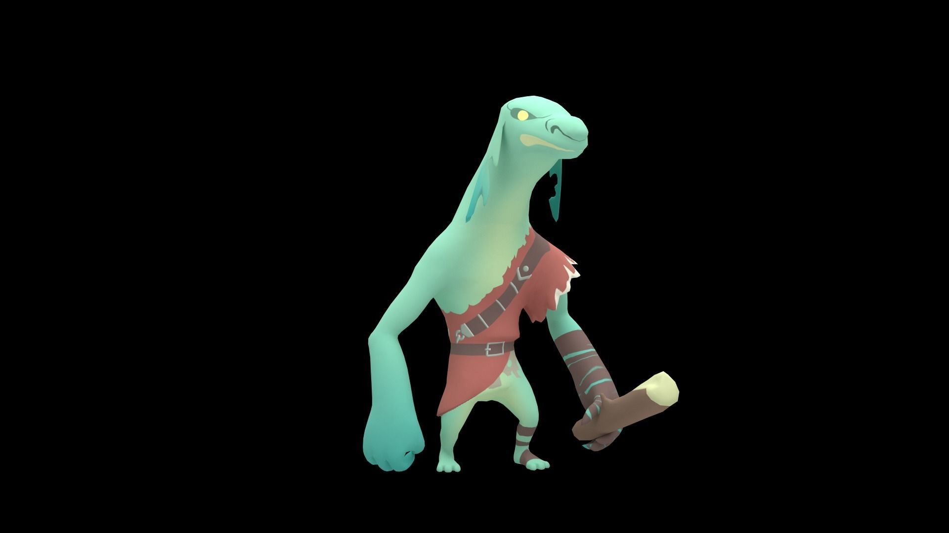 Asset - Character  - Models and Animation for games Low-poly 3D model_37