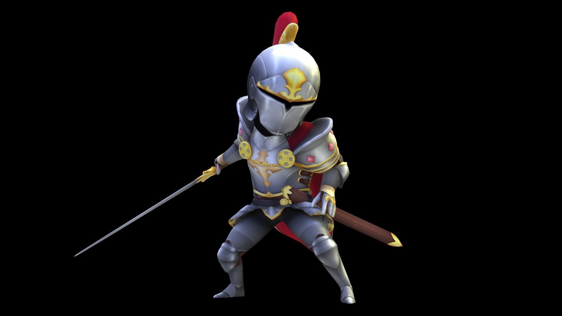 Asset - Character  - Models and Animation for games Low-poly 3D model_34