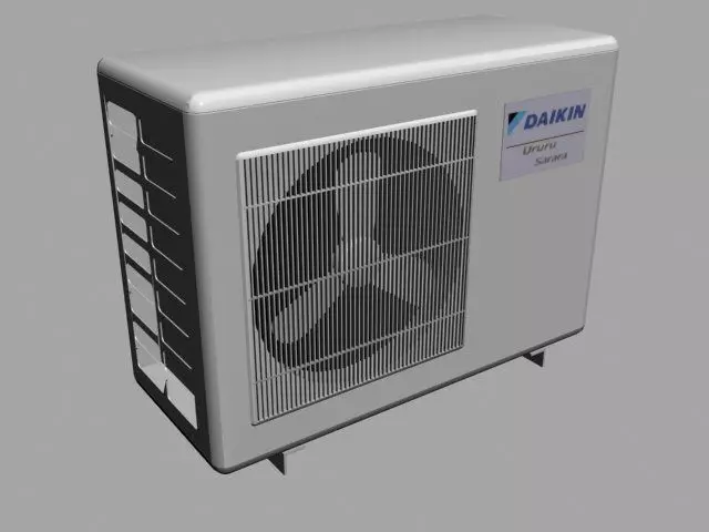 Air Conditioner Fan Low-poly 3D model_0